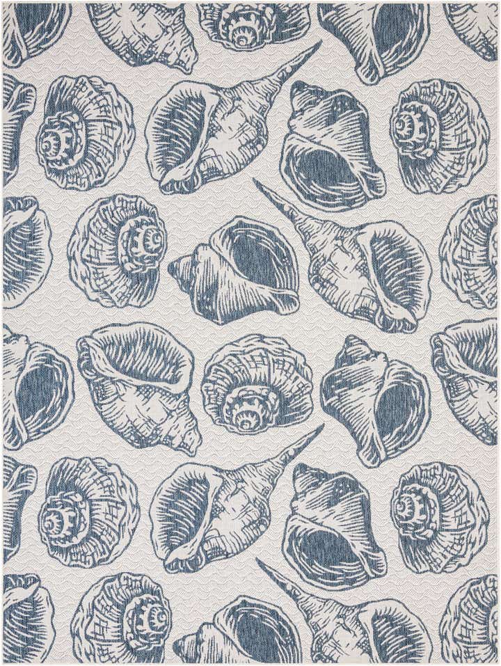 9' x 12' Easy-Clean Coastal Indoor / Outdoor Rug