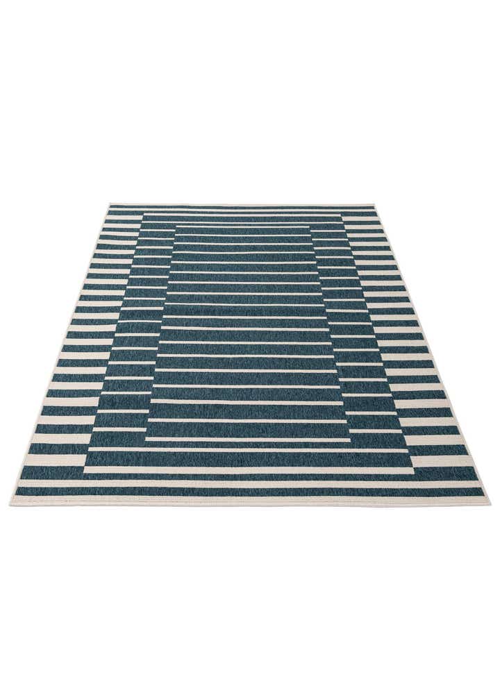 5' 2 x 7' 7 Easy-Clean Modern Indoor / Outdoor Rug