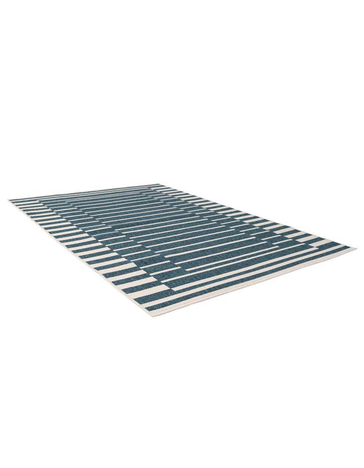 Detail image of 5' 2 x 7' 7 Easy-Clean Modern Indoor / Outdoor Rug