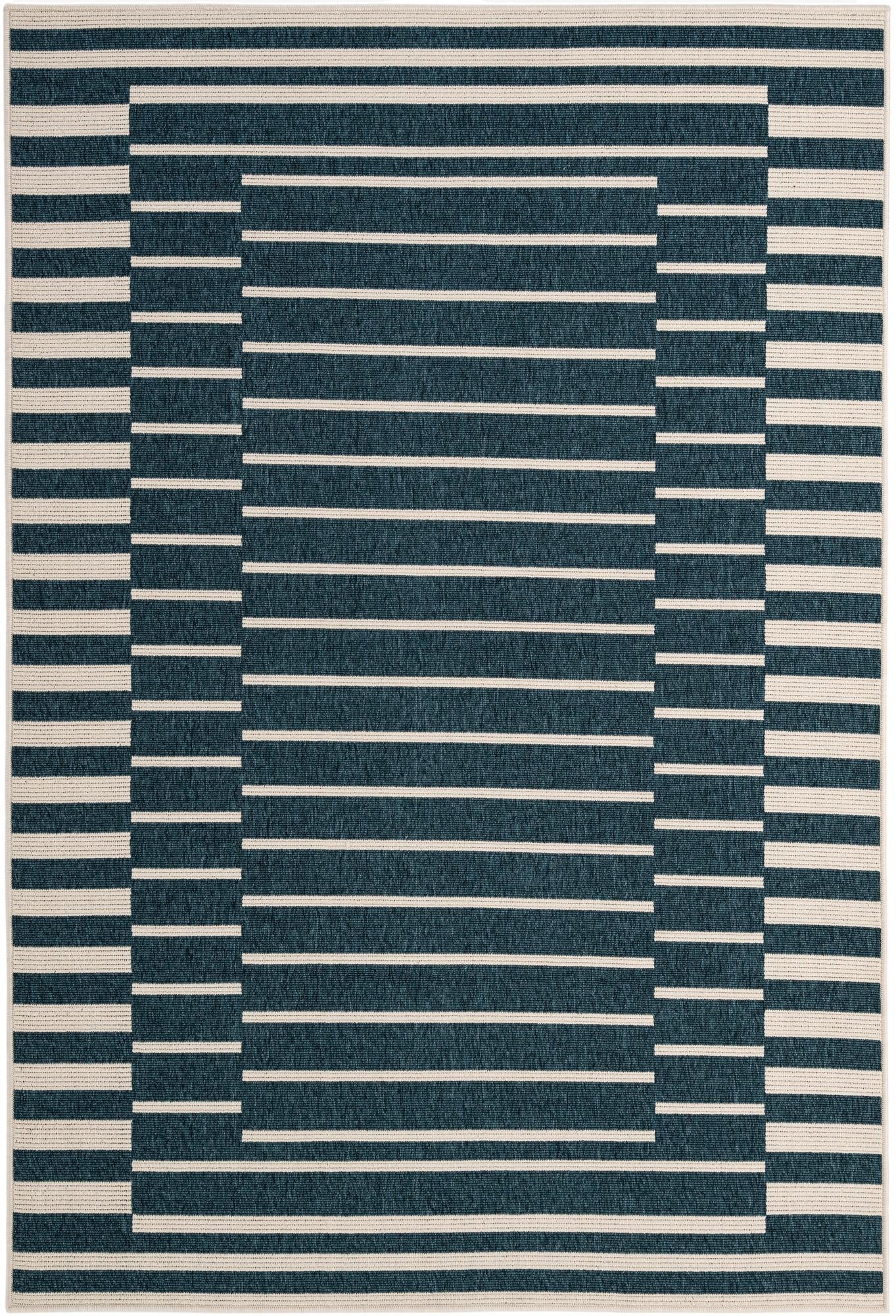 5' 2 x 7' 7  Washable Modern Indoor / Outdoor Rug