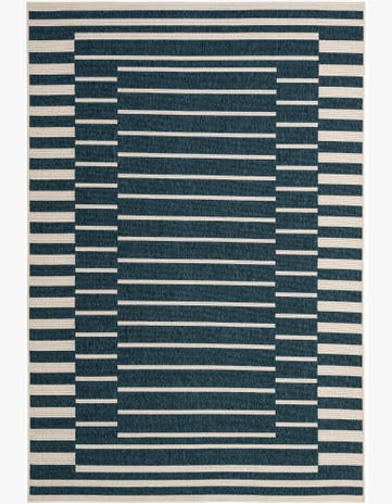 5' 2 x 7' 7 Easy-Clean Modern Indoor / Outdoor Rug