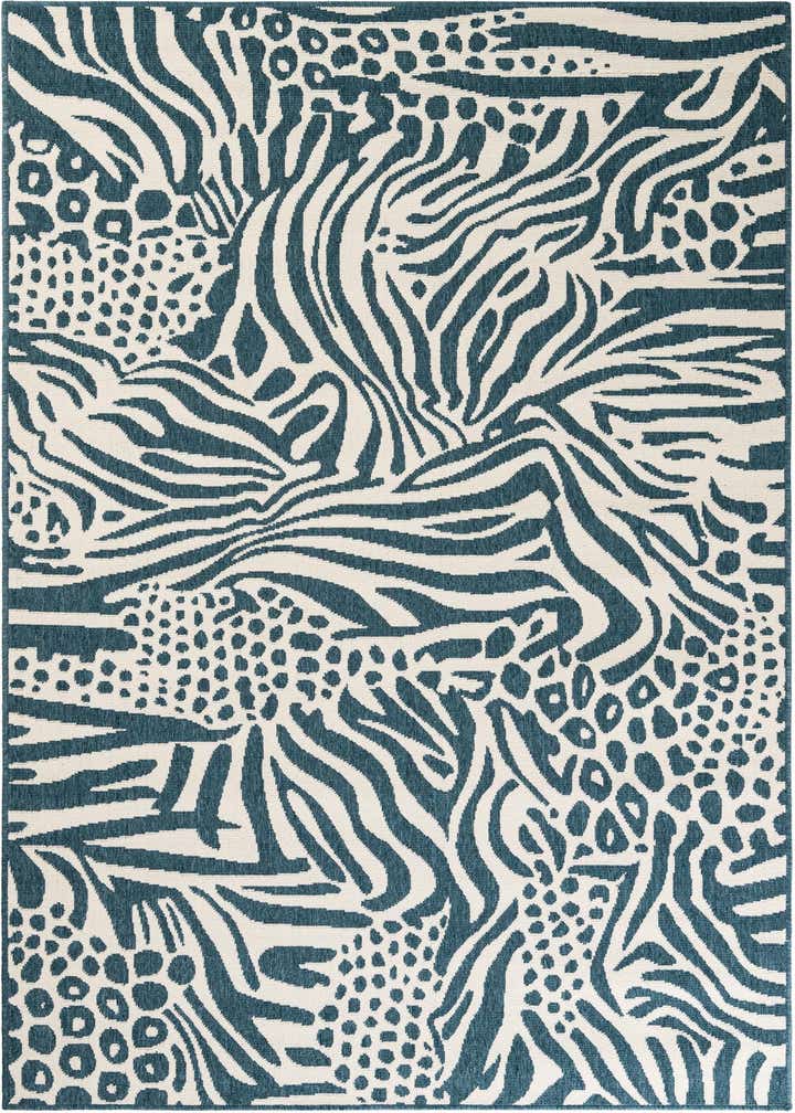 5' x 8' Easy-Clean Safari Indoor / Outdoor Rug