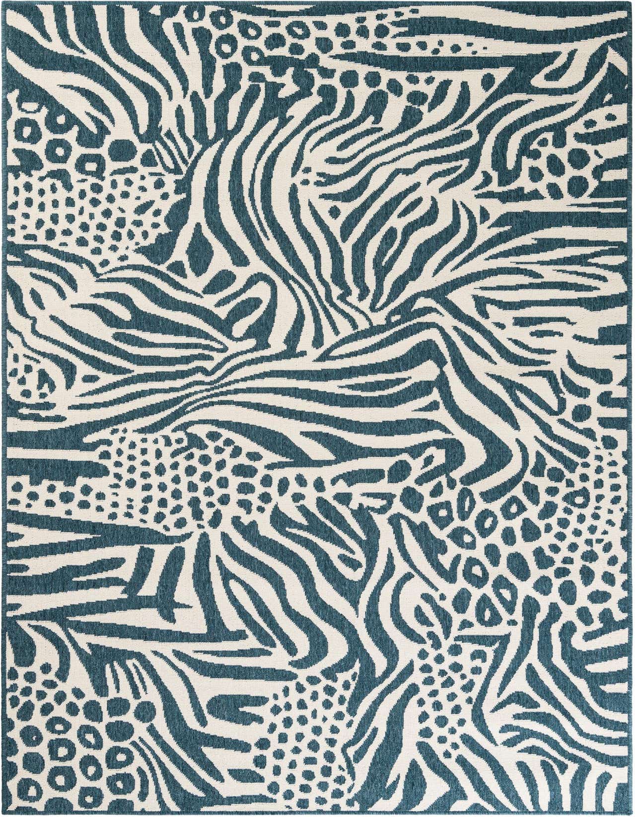 5' x 8' Easy-Clean Safari Indoor / Outdoor Rug