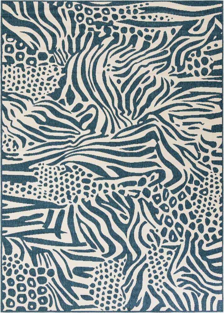 7' 10 x 10' Easy-Clean Safari Indoor / Outdoor Rug