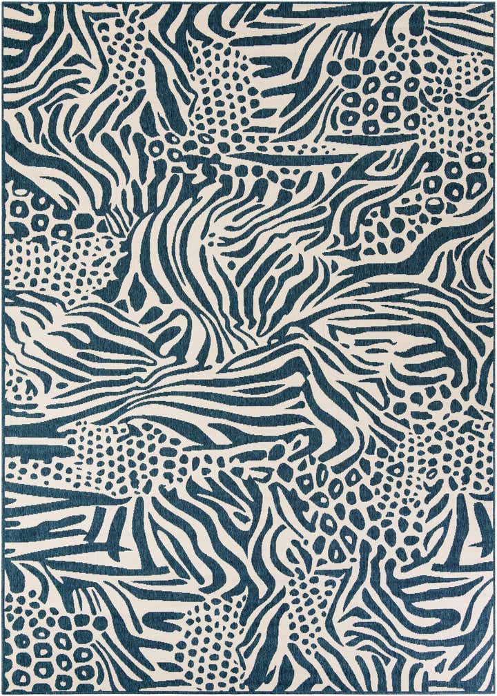 9' x 12' Easy-Clean Safari Indoor / Outdoor Rug