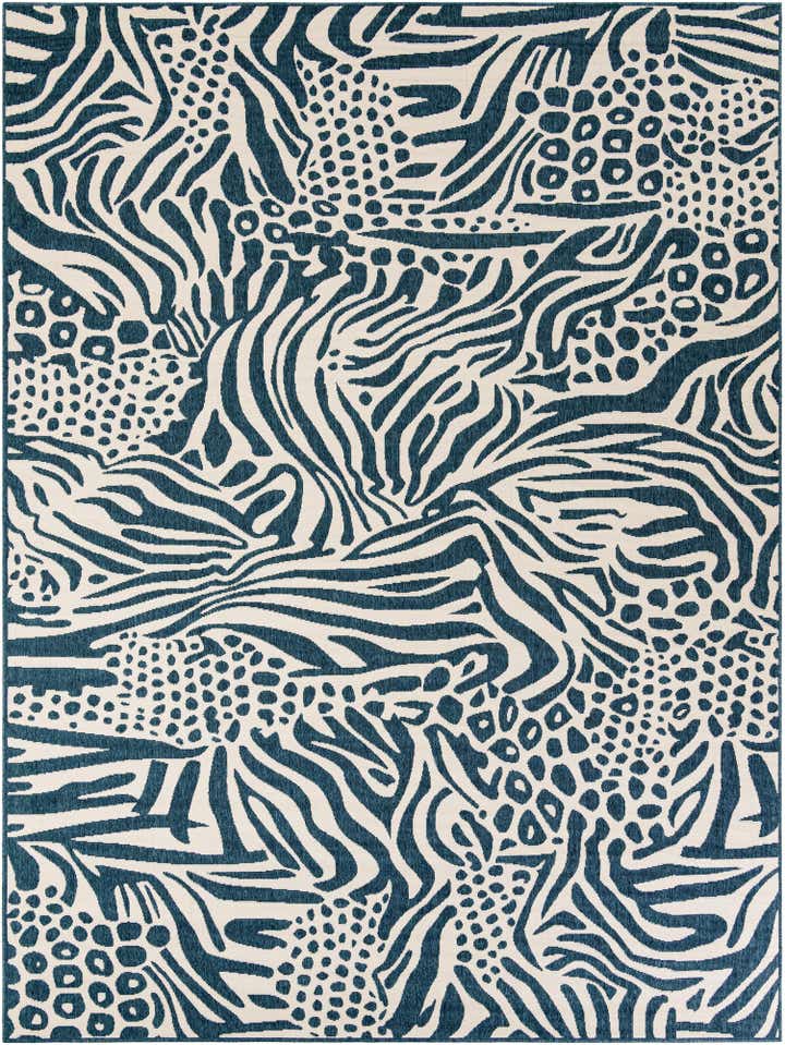 9' x 12' Easy-Clean Safari Indoor / Outdoor Rug