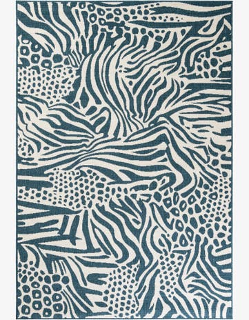 6' x 9' Easy-Clean Safari Indoor / Outdoor Rug