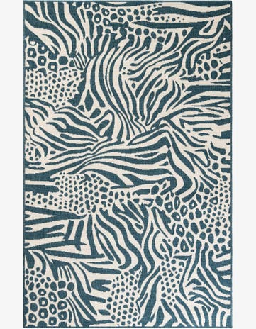 5' x 8' Easy-Clean Safari Indoor / Outdoor Rug