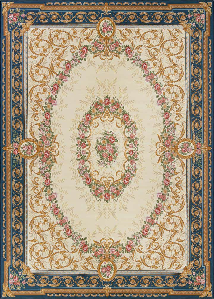 10' x 14' Easy-Clean Traditional Indoor / Outdoor Rug