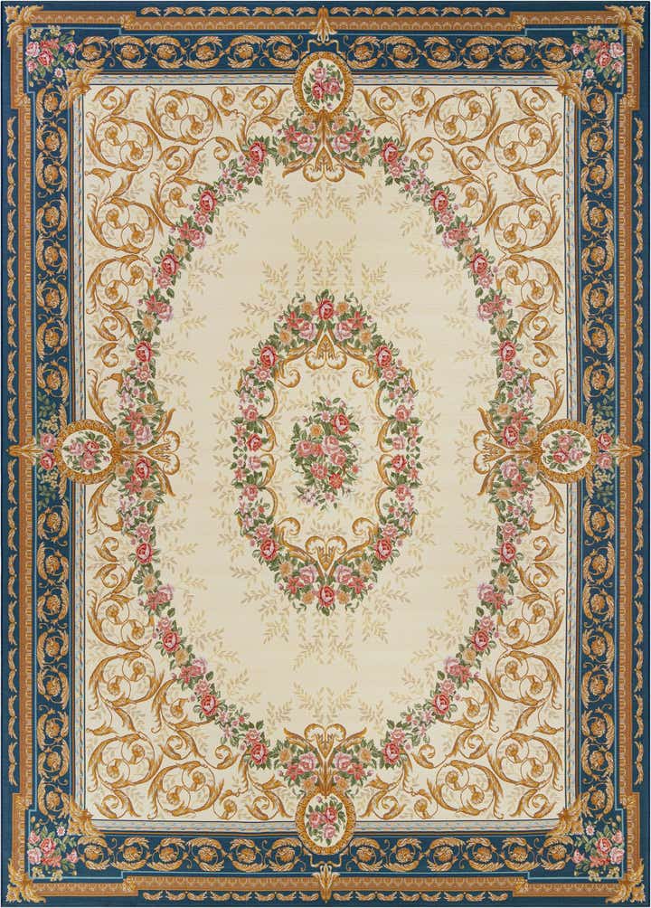 10' x 14' Easy-Clean Traditional Indoor / Outdoor Rug
