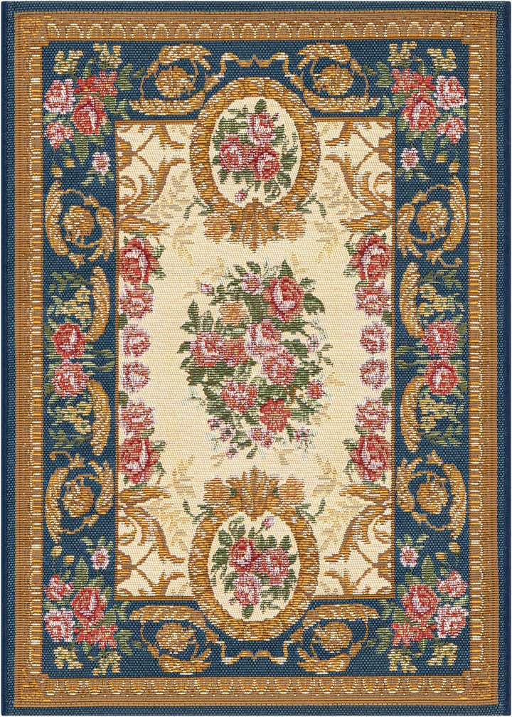 2' x 3' Easy-Clean Traditional Indoor / Outdoor Rug
