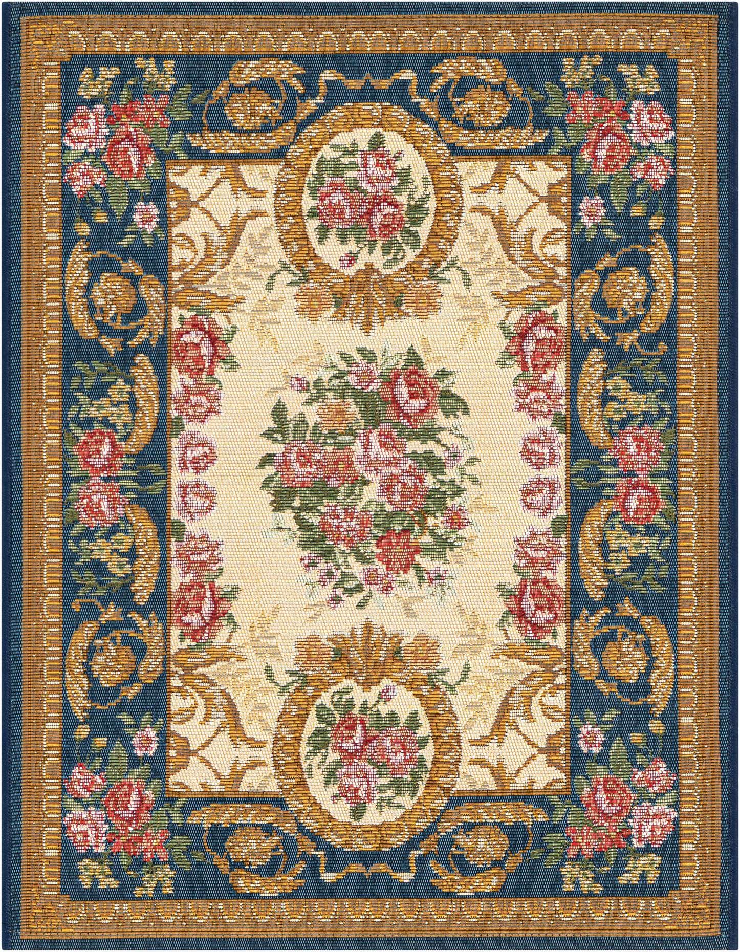 2' x 3' Easy-Clean Traditional Indoor / Outdoor Rug