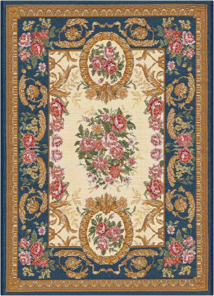 2' x 3' Easy-Clean Traditional Indoor / Outdoor Rug