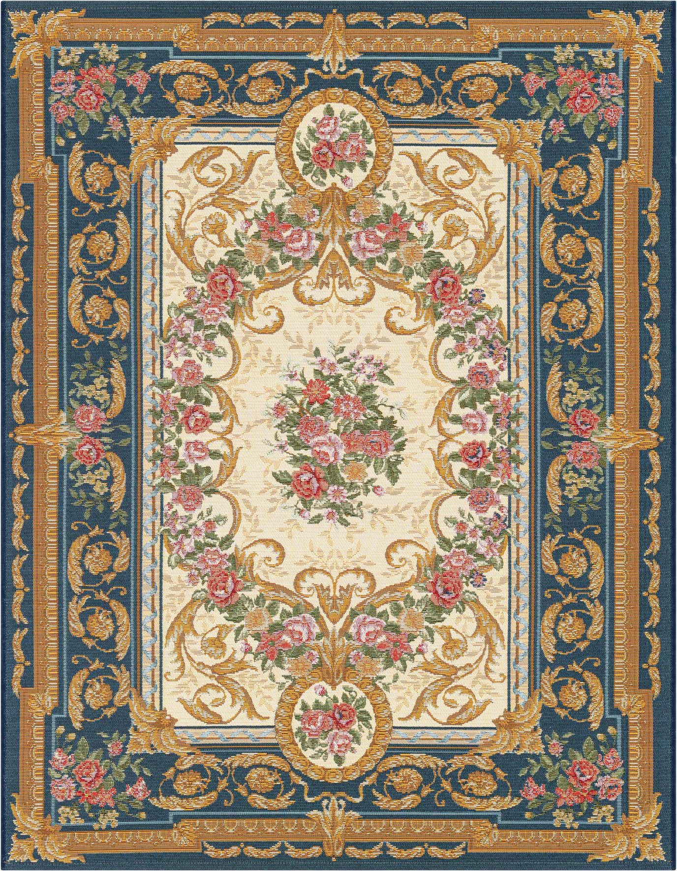 4' x 6' Easy-Clean Traditional Indoor / Outdoor Rug
