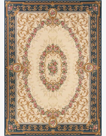 10' x 14' Easy-Clean Traditional Indoor / Outdoor Rug