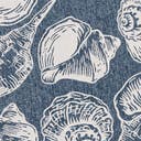 Rug Navy Blue and Ivory Swatch link