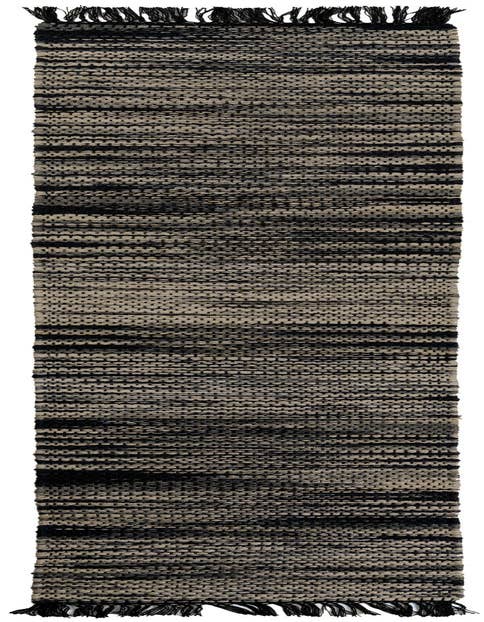 Detail image of 2' 7 x 12' Hand Woven Chunky Jute Runner Rug