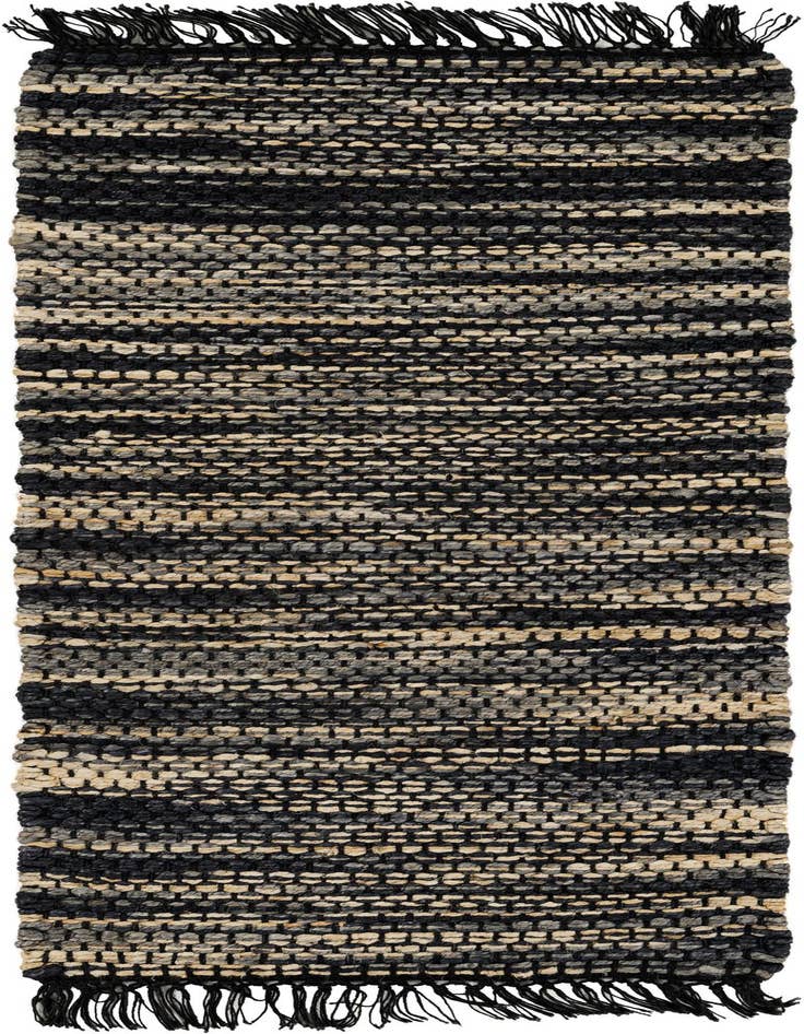 Detail image of 2' x 5' 1 Hand Woven Chunky Jute Runner Rug