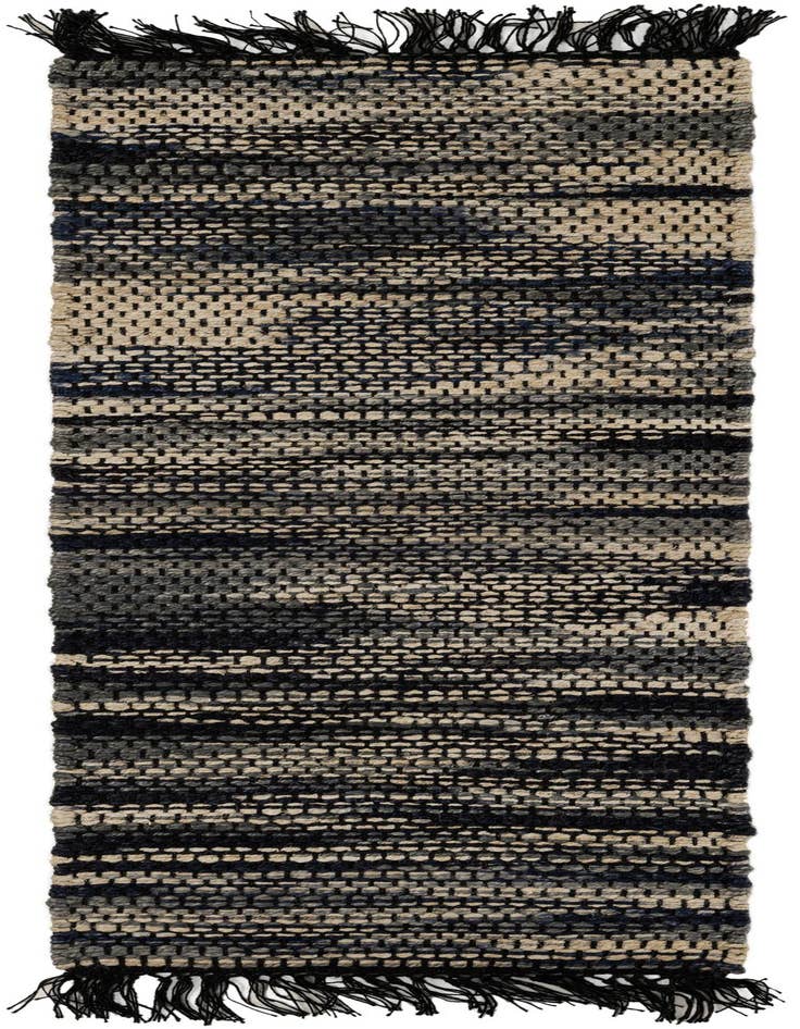Detail image of 2' x 6' 1 Hand Woven Chunky Jute Runner Rug