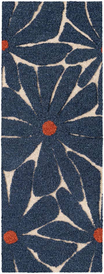 Detail image of 2' x 8' Handtufted Wool Runner Rug