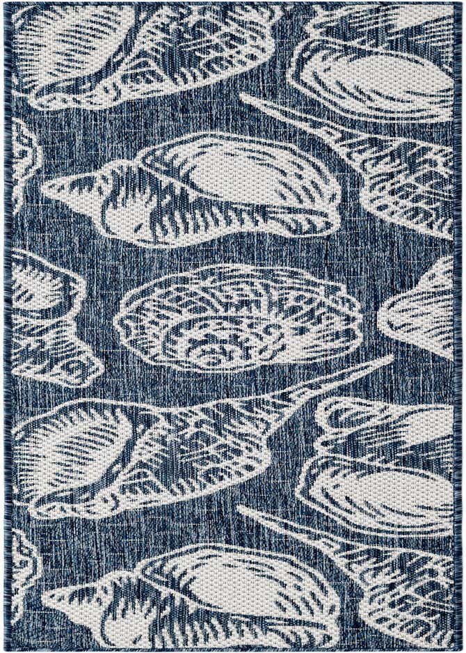 2' x 6' Easy-Clean Coastal Indoor / Outdoor Runner Rug