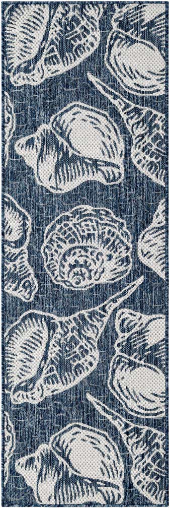 2' x 6' Easy-Clean Coastal Indoor / Outdoor Runner Rug