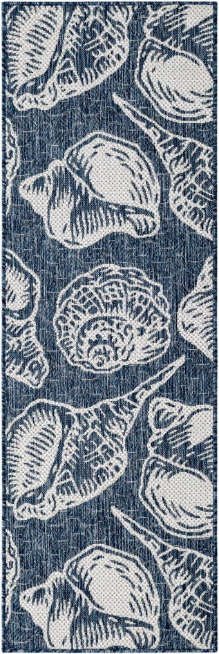 Detail image of 2' x 6' Easy-Clean Coastal Indoor / Outdoor Runner Rug
