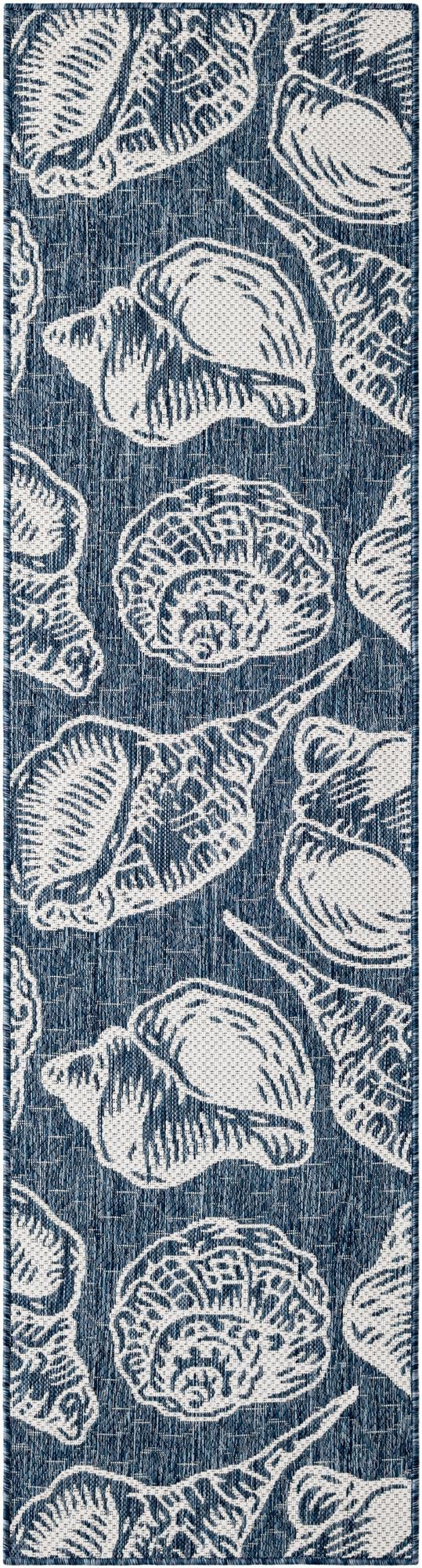 Rug Navy Blue and Ivory Swatch link