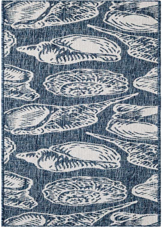 2' x 8' Easy-Clean Coastal Indoor / Outdoor Runner Rug