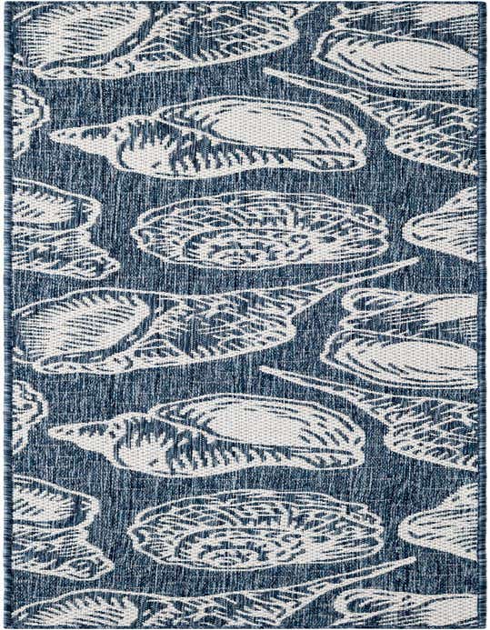 2' x 8' Easy-Clean Coastal Indoor / Outdoor Runner Rug