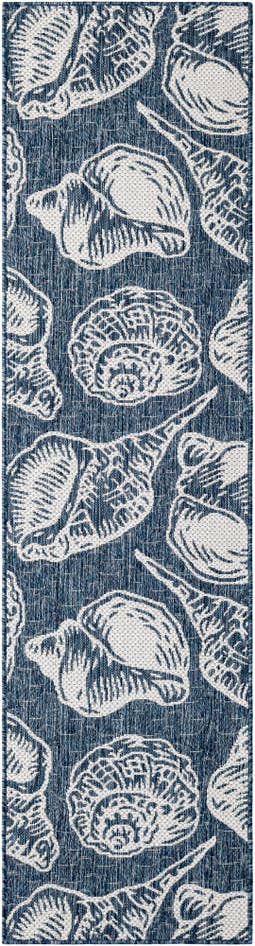 Detail image of 2' x 8' Easy-Clean Coastal Indoor / Outdoor Runner Rug