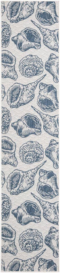 Detail image of 2' 7 x 12' Easy-Clean Coastal Indoor / Outdoor Runner Rug