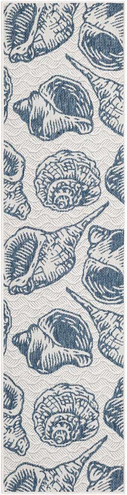 2' x 8' Easy-Clean Coastal Indoor / Outdoor Runner Rug