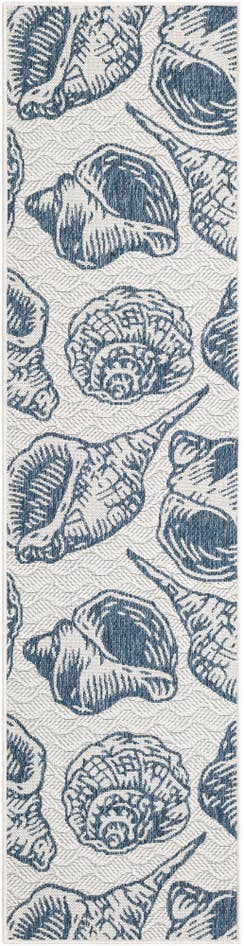 Detail image of 2' x 8' Easy-Clean Coastal Indoor / Outdoor Runner Rug