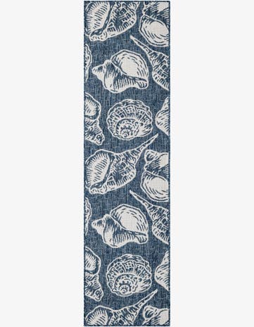 2' x 8' Easy-Clean Coastal Indoor / Outdoor Runner Rug