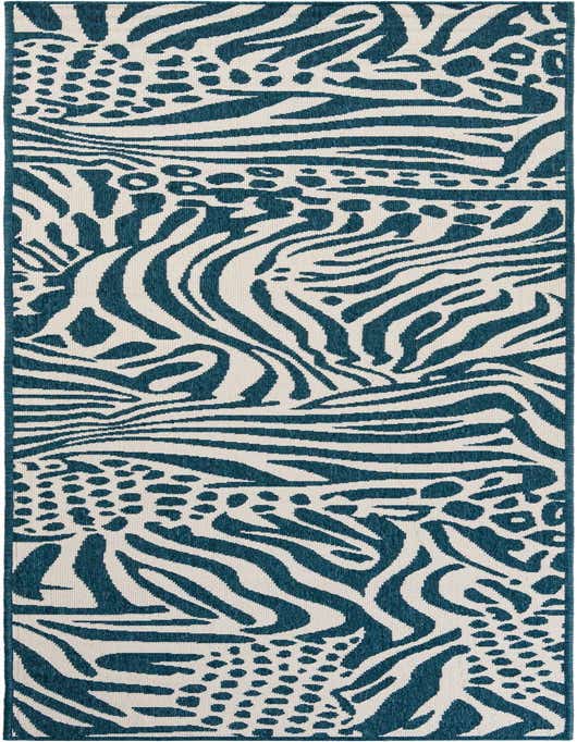 2' 7 x 10' Easy-Clean Safari Indoor / Outdoor Runner Rug