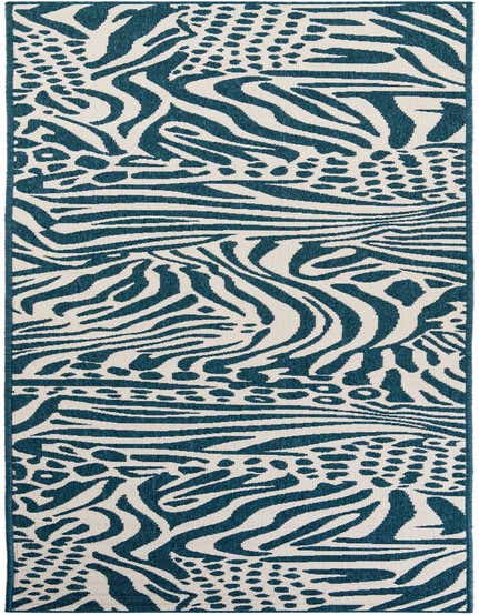 2' 7 x 12' Easy-Clean Safari Indoor / Outdoor Runner Rug