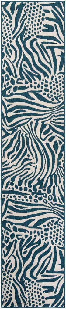 2' 7 x 12' Easy-Clean Safari Indoor / Outdoor Runner Rug