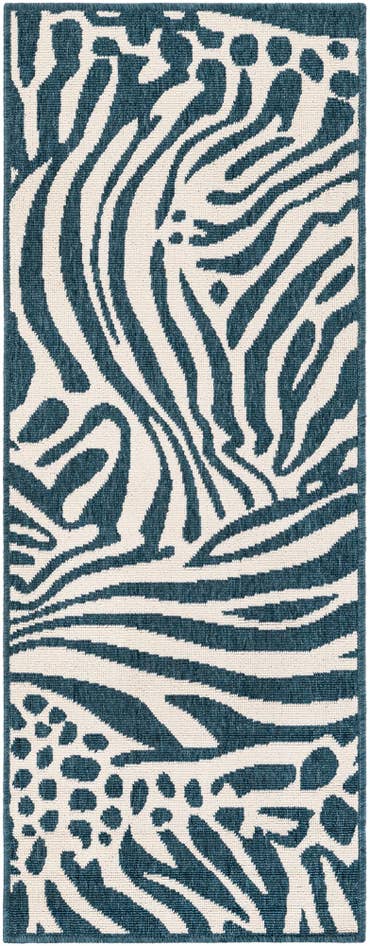 Detail image of 2' x 5' Easy-Clean Safari Indoor / Outdoor Runner Rug
