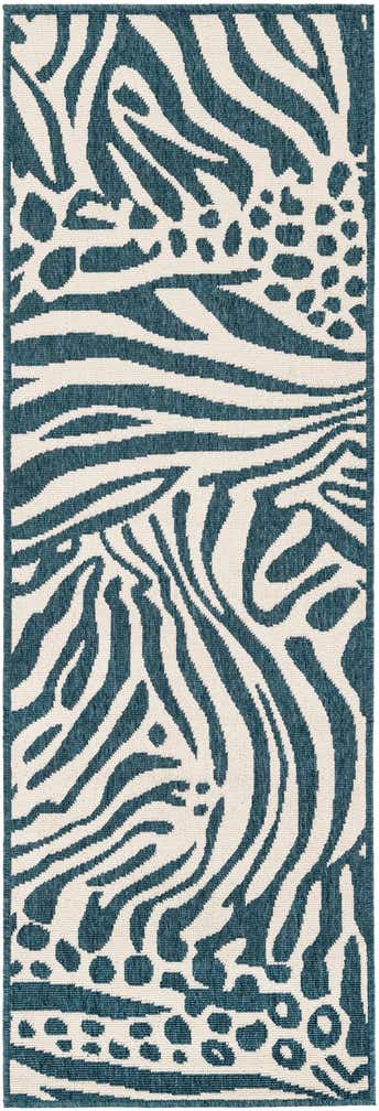 2' x 6' Easy-Clean Safari Indoor / Outdoor Runner Rug