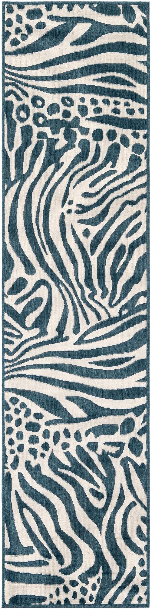 2' x 8'  Washable Safari Indoor / Outdoor Runner Rug
