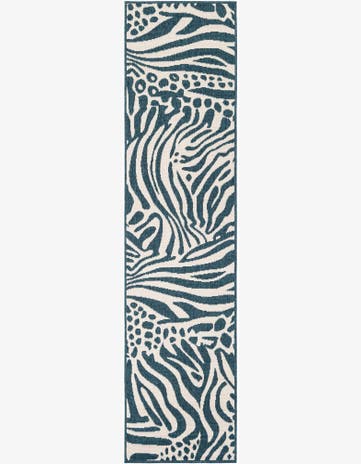 2' x 8' Easy-Clean Safari Indoor / Outdoor Runner Rug