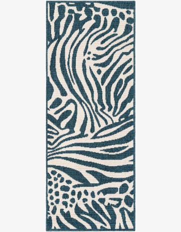 2' x 5' Easy-Clean Safari Indoor / Outdoor Runner Rug