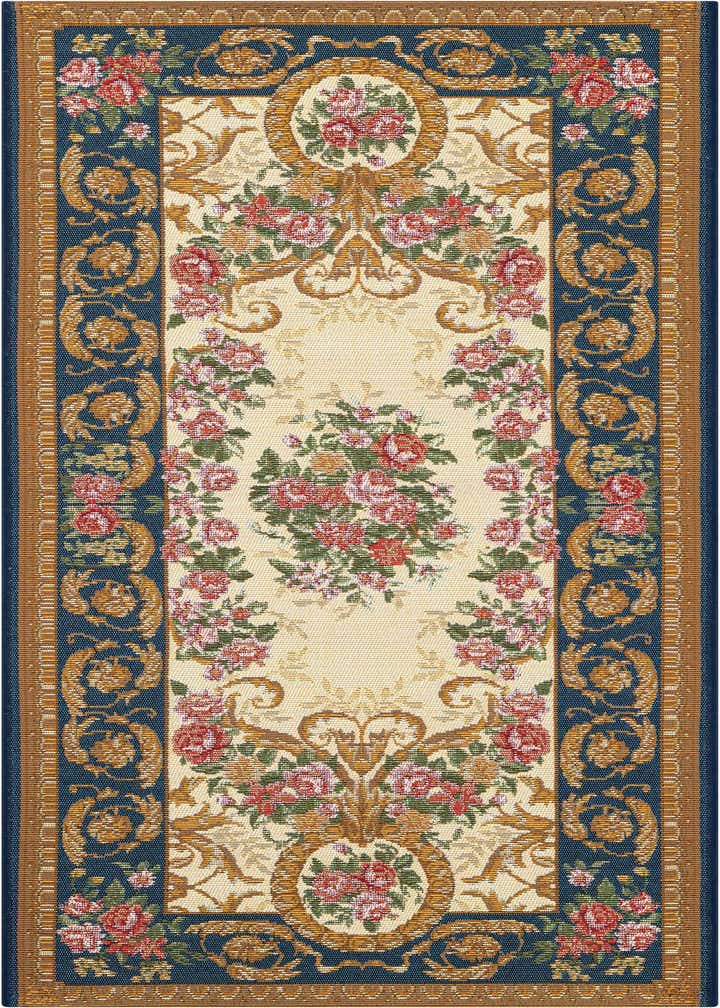 2' x 5' Easy-Clean Traditional Indoor / Outdoor Runner Rug