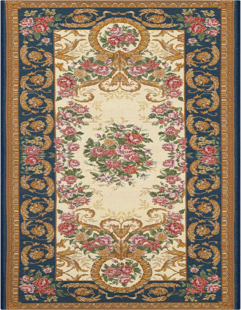 2' x 5' Easy-Clean Traditional Indoor / Outdoor Runner Rug