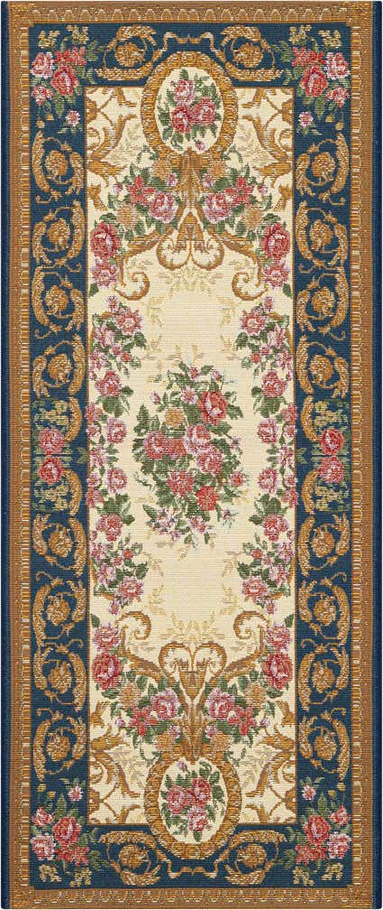 2' x 5' Easy-Clean Traditional Indoor / Outdoor Runner Rug