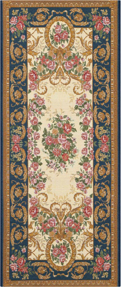 Detail image of 2' x 5' Easy-Clean Traditional Indoor / Outdoor Runner Rug