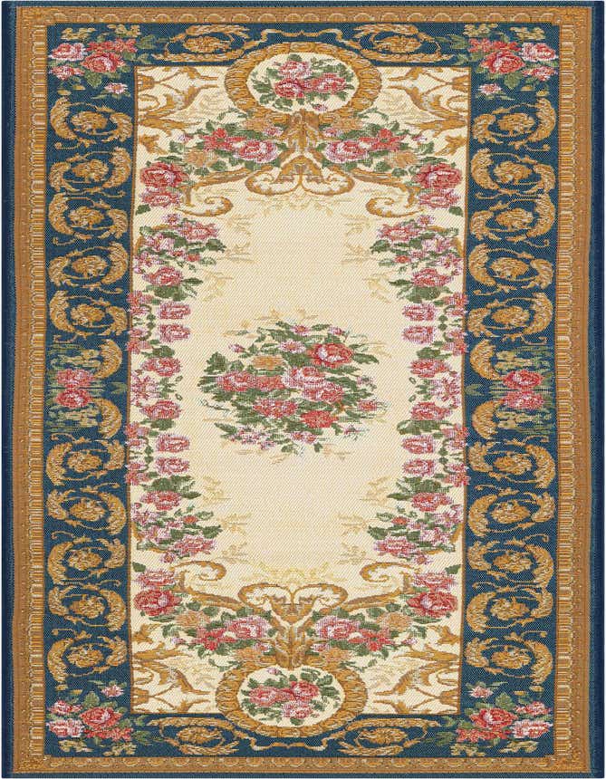 2' x 6' Easy-Clean Traditional Indoor / Outdoor Runner Rug