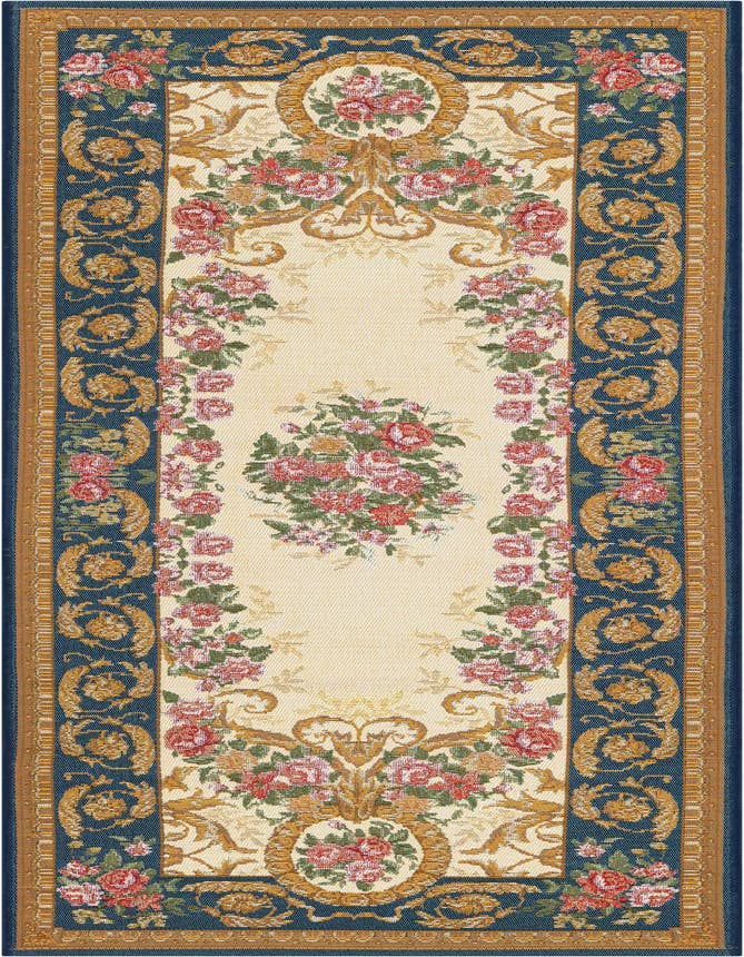 Detail image of 2' x 6' Easy-Clean Traditional Indoor / Outdoor Runner Rug