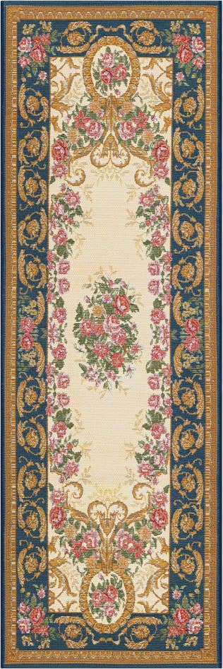 Detail image of 2' x 6' Easy-Clean Traditional Indoor / Outdoor Runner Rug